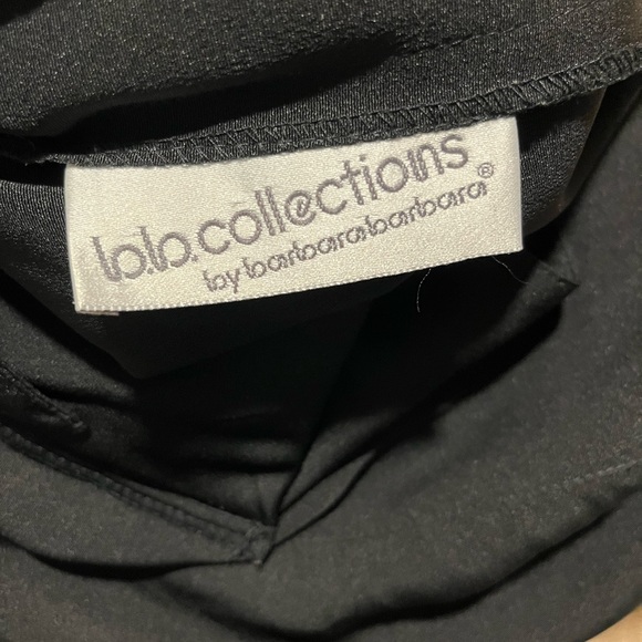 Vintage 1980’s b.b. Collections by barbarabarbara Black Dress Size 14 - Picture 6 of 8